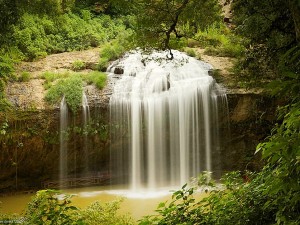 Da Lat waterfall. Vietnam