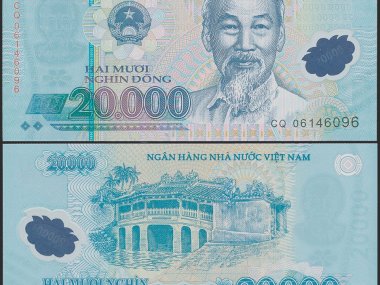 Vietnam currency 20000 vnd