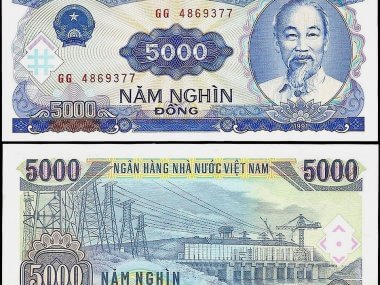 Vietnam currency 5000 vnd