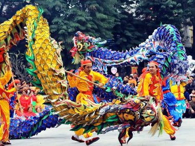 Vietnamese dragon dance