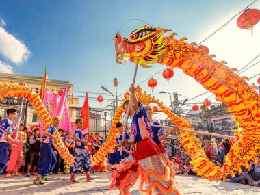 Vietnamese dragon dance